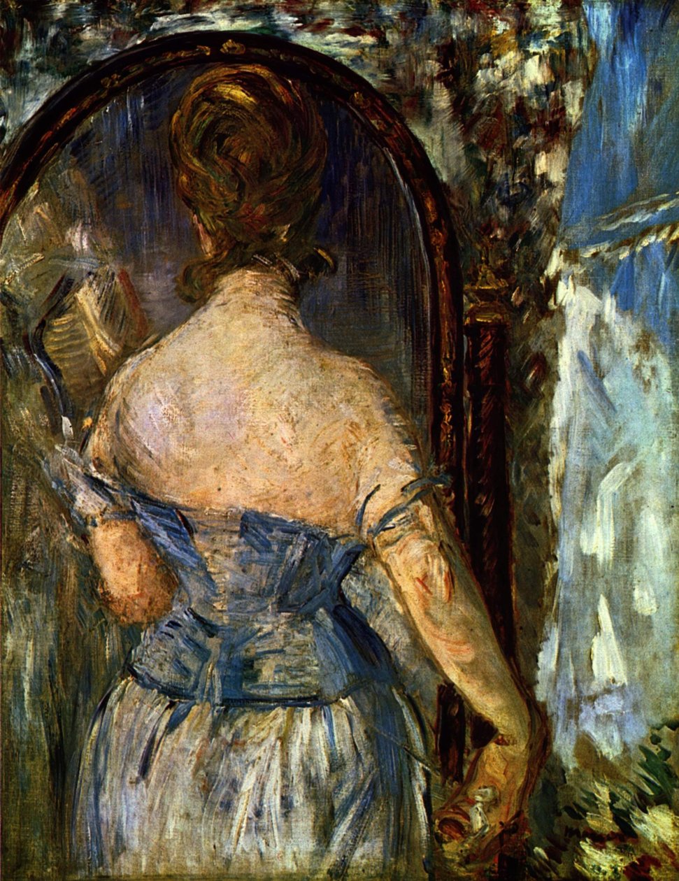 Devant le miroir - Édouard Manet