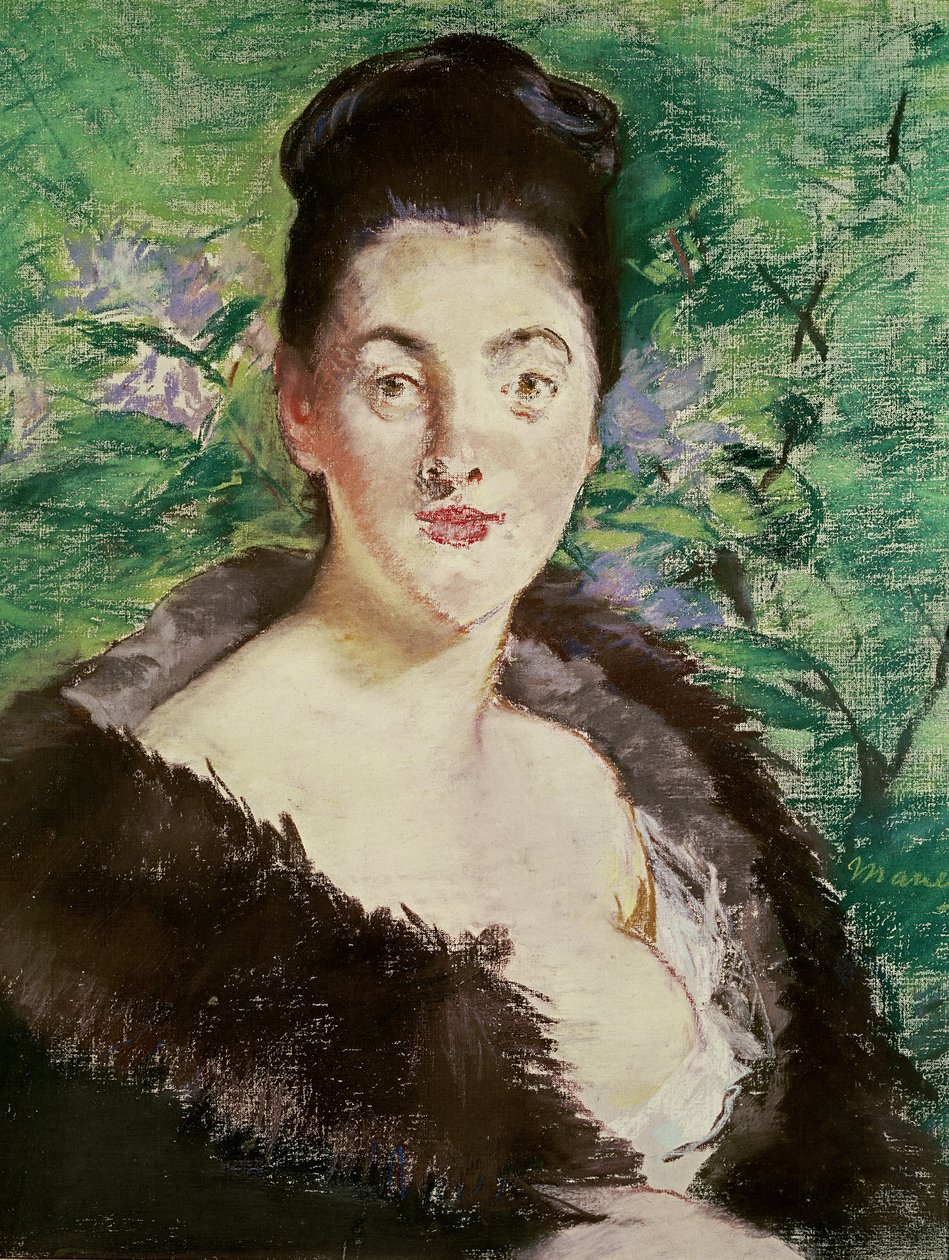 Femme en manteau de fourrure - Édouard Manet