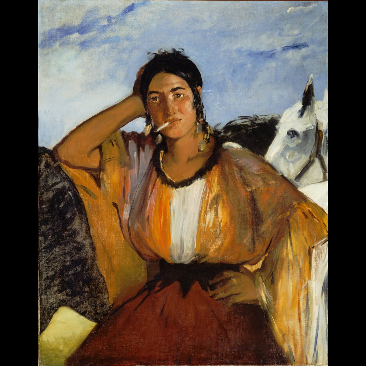 Gitane avec une cigarette - Édouard Manet