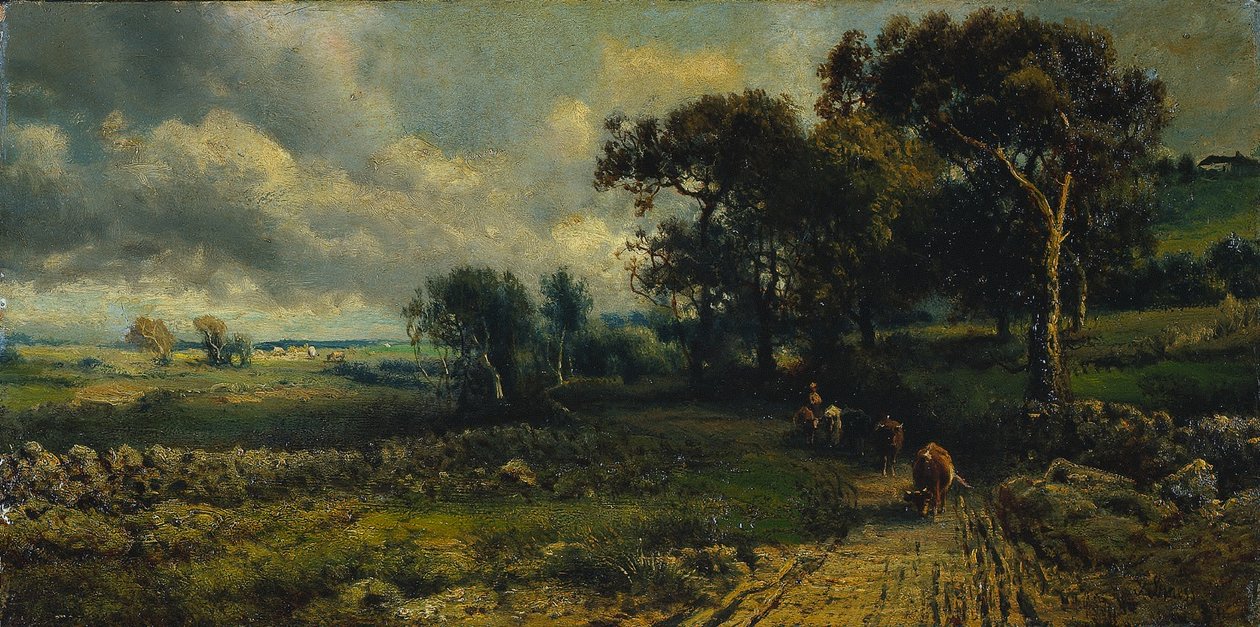 Nuages floconneux - imitator of George Inness
