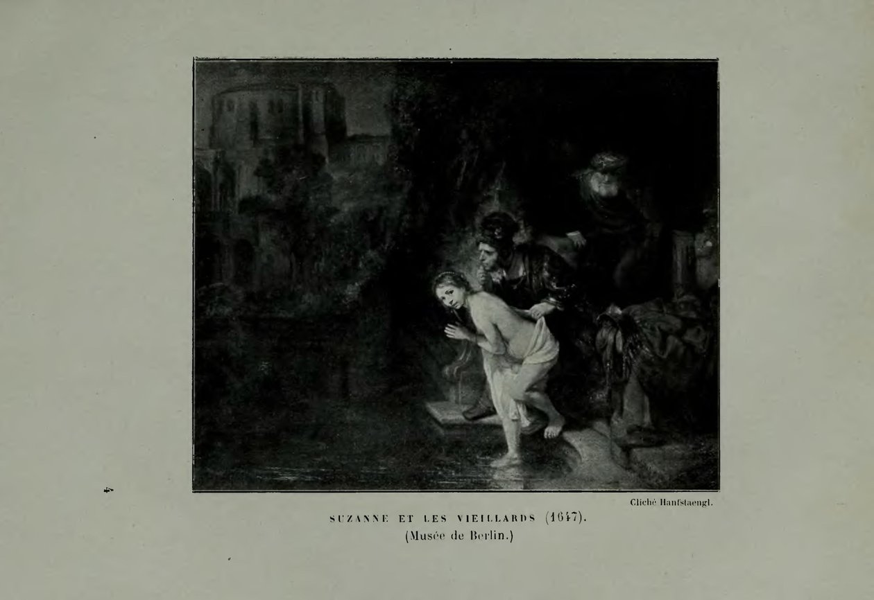 Suzanne et les vieillards - Émile Verhaeren Rembrandt