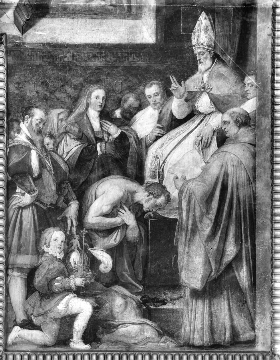 Le pape Grégoire VII (né en 1020) absout l