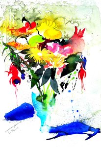 Fleurs de novembre II 56x36 Fleurs de novembre II 56x36