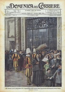 Les derniers honneurs à Benoît XV