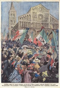 La dernière étape du voyage triomphal des Souverains
