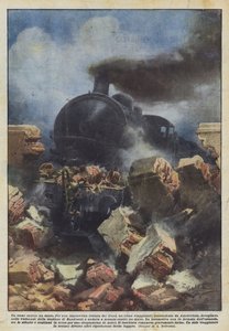 Un train contre un mur