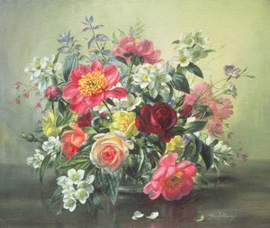 Fleurs romantiques de juin