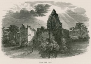 Abbaye de Dryburgh, vue de l