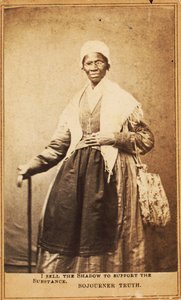 Carte de visite de Sojourner Truth, 1864