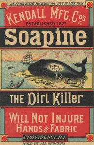 Affiche publicitaire pour le savon Soapine de Kendall Mfg. Co., c.1890