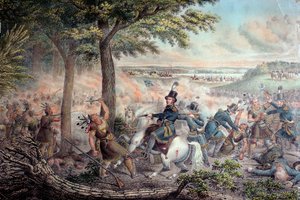 La bataille de la Tamise en 1813