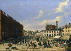 Place du Marché à Belgioioso