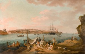 Scène de port, Malte