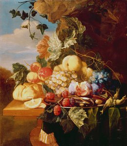 Nature morte avec fruits et fleurs