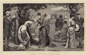 Une fête dans le jardin à Marlborough House