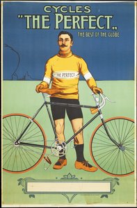 Affiche publicitaire pour le vélo Perfect, 1895