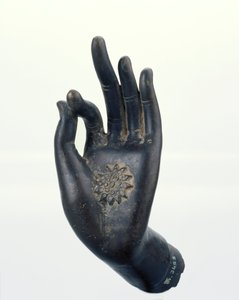 Main de Bouddha (bronze)