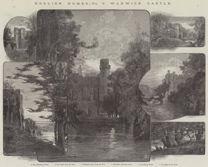 Maisons anglaises, château de Warwick