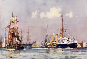 Le Speedy quittant Portsmouth