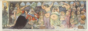 Danseuses du ventre. Illustration pour Le Rire