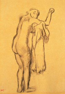 Baigneuse se séchant
