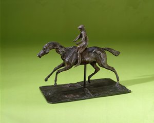 Jockey sur un cheval