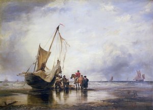 Bateau de porc sur les sables, Brighton