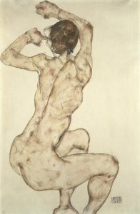 Un nu accroupi, 1915