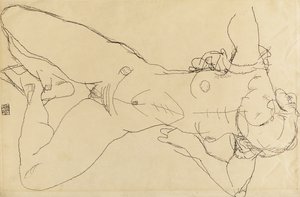 Nu féminin allongé, 1914