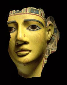 Masque de momie (cartonnage polychrome)