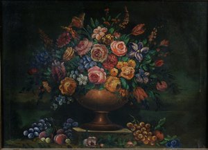 Vase avec des fleurs