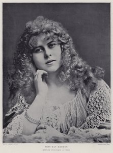 May Marton, actrice burlesque anglaise