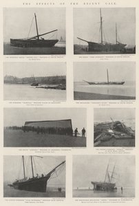 Les effets de la récente tempête