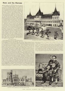 La famille royale de Siam