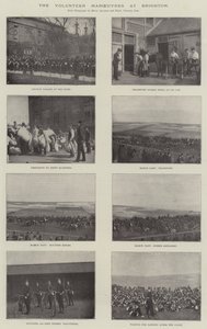 Les manœuvres des volontaires à Brighton
