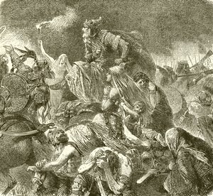 Attila à la bataille des Champs Catalauniques