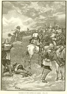 Charles à la bataille de Naseby