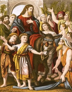 Christ entrant à Jérusalem