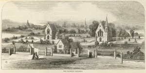 Vue générale du cimetière de Charlton