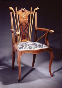 Chaise de présentation de golf