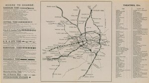 Carte du métro de Londres