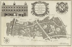 Carte du quartier de Lime Street, Londres
