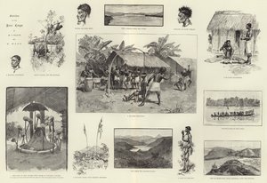 Croquis sur le fleuve Congo