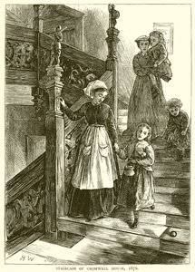 Escalier de la maison Cromwell, 1876