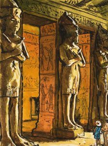 Le temple égyptien antique d