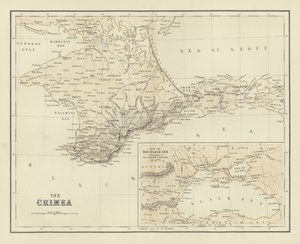 La Crimée ; Carte de la mer Noire
