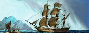 Navire à voile non identifié approchant d