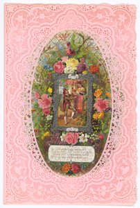 Carte de Saint-Valentin victorienne