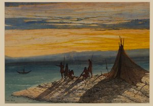 Paysage préhistorique, 1869