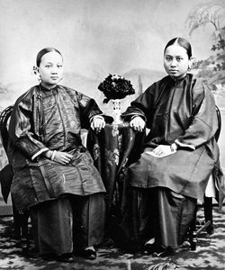 Filles de Hong Kong, vers 1870